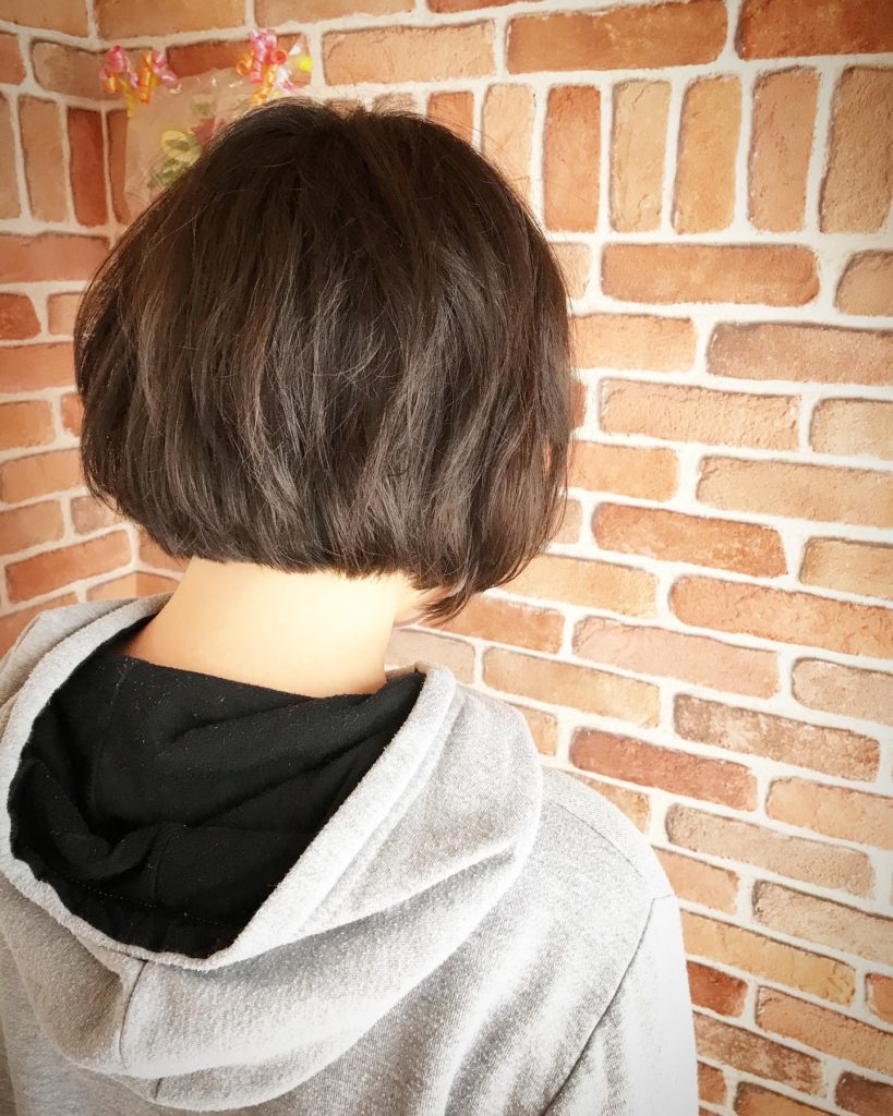 くせ毛ボブには、短い前髪が合う♡ ヘアーメイク タカハシ